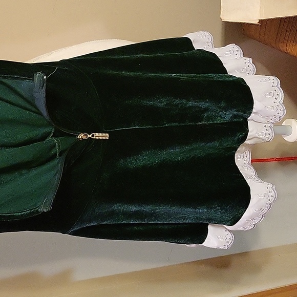 Sexy Holiday Christmas Costume S M Costume Mrs Santa Claus Womens Green lingerie - Picture 6 of 8